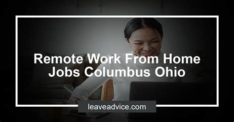 New <b>Work</b> At <b>Home</b> No Experience <b>jobs</b> added daily. . Work from home jobs in columbus ohio
